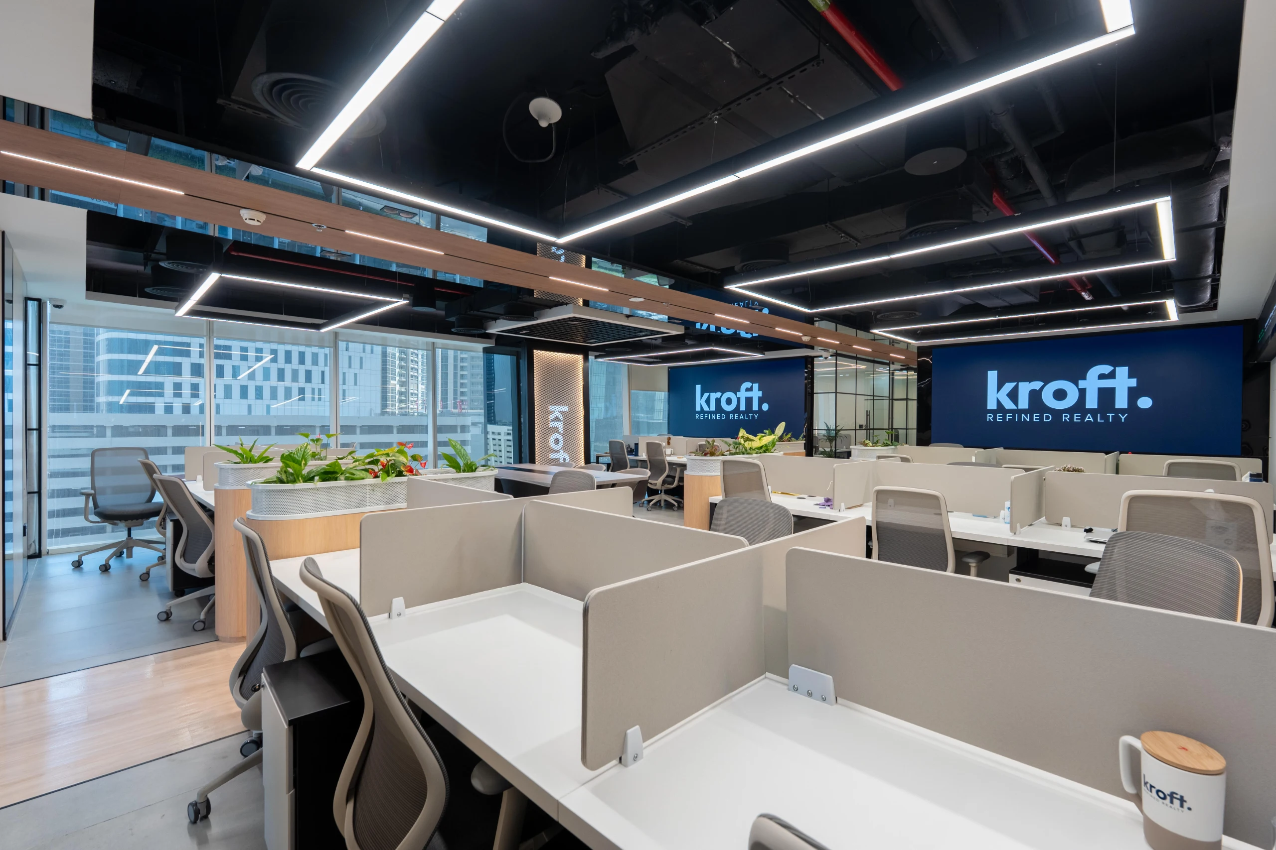 Open Plan — Branding Wall